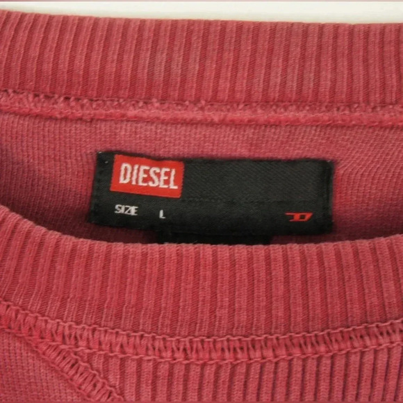 Diesel Red Graphic Sweatshirt - Picture 3 of 3